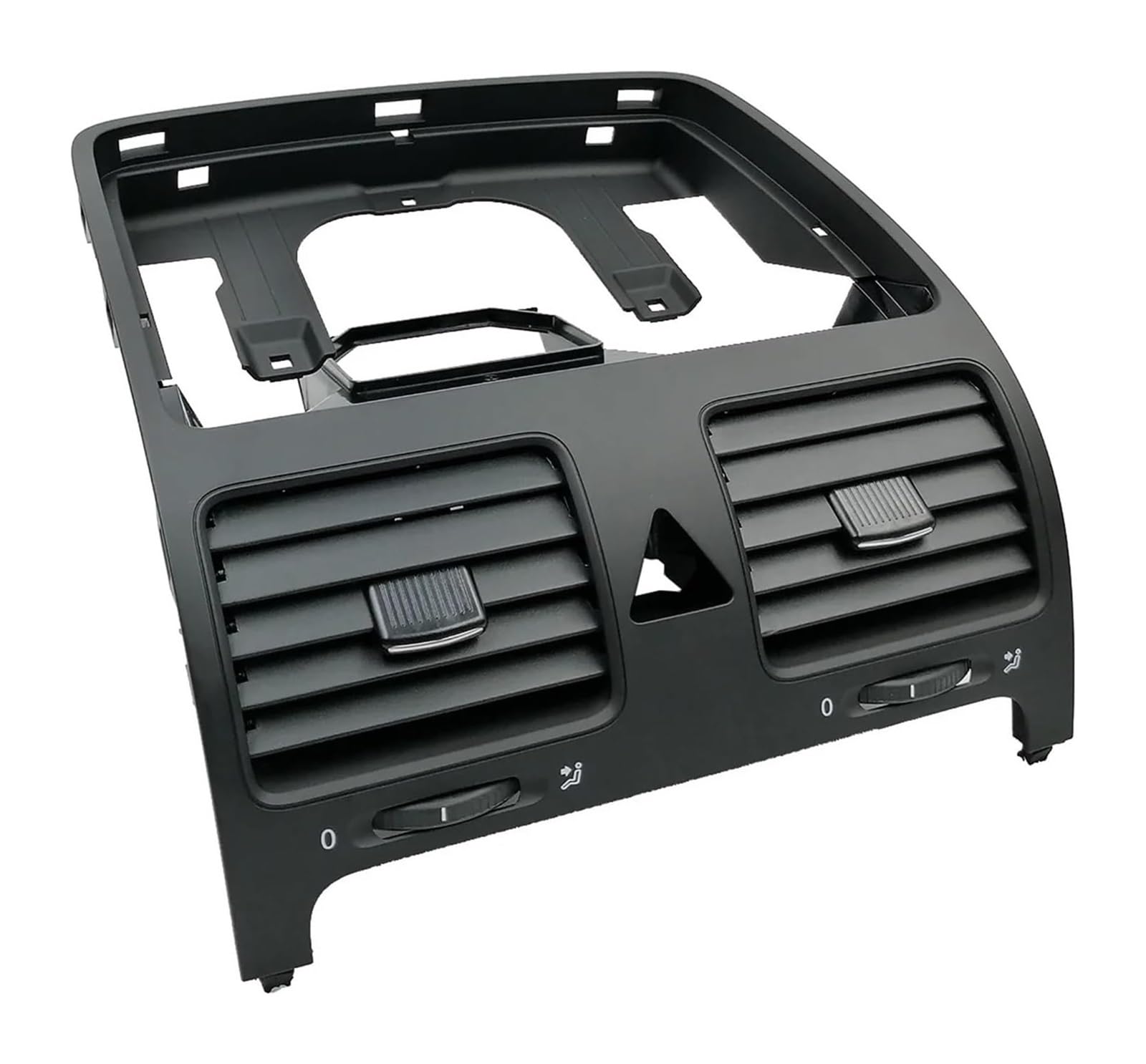 Grille d'aération pour VW MK5 2006-2011 : buse de climatisation centrale de tableau de bord