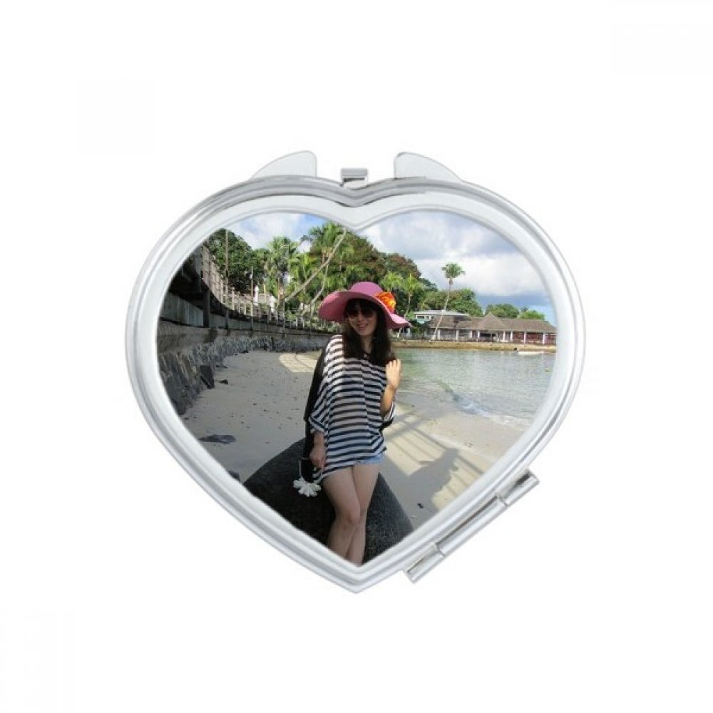 Miroir de Maquillage à la Main Cadeau Idéal Multicolore Mignon