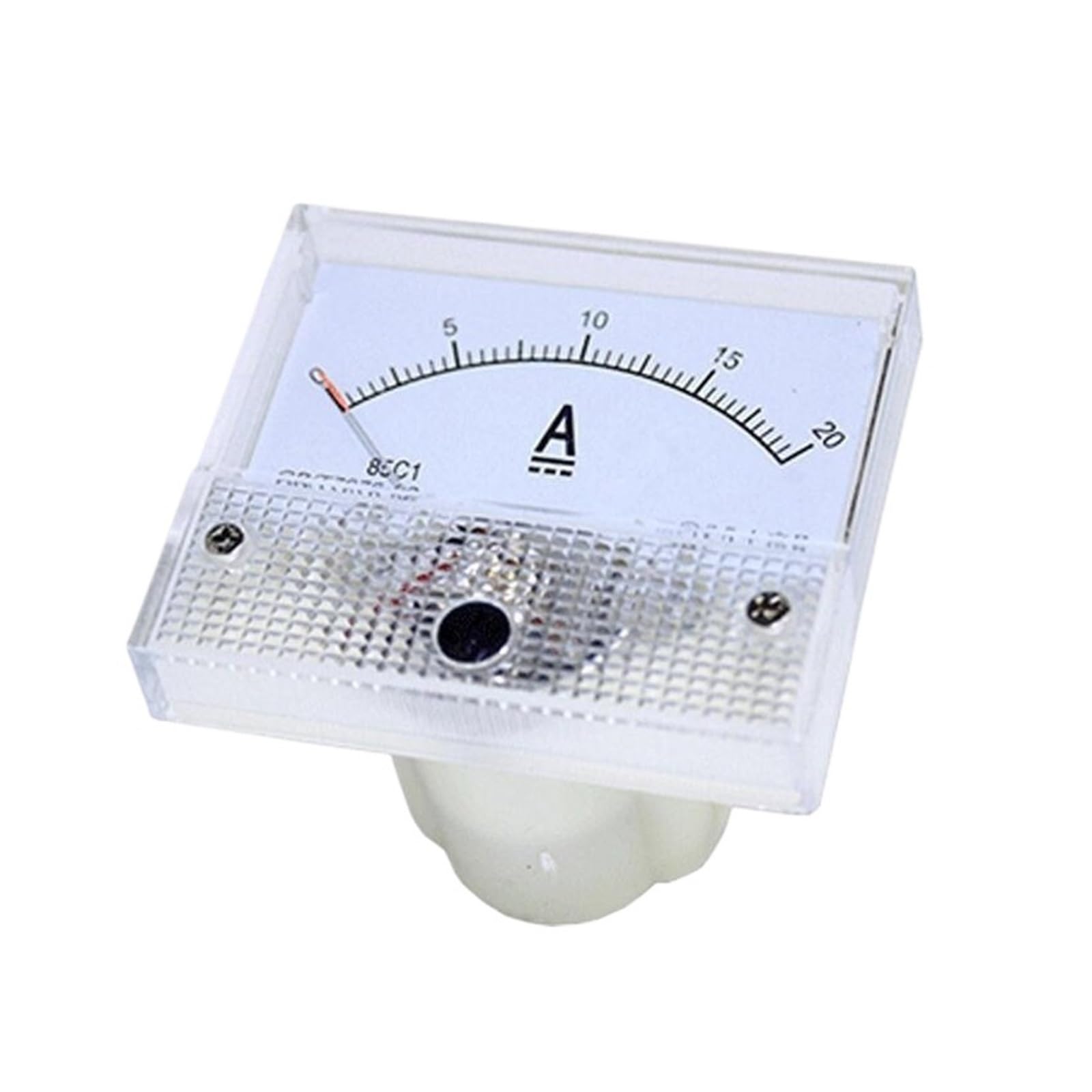 85C1 Ammeter dc Analog Current Meter Panel Mechanical Pointer Type 1/5/10/20/30/50/100/200/300/500mA A Ua(100mA)