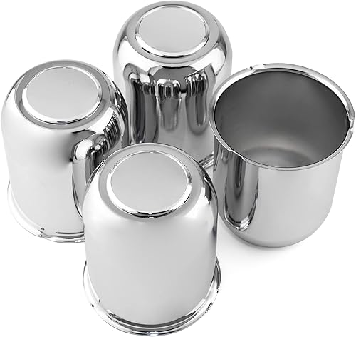 GTownWorks 4 tapas centrales de rueda de remolque de 3.74 pulgadas para llantas de ruedas de 3.74 pulgadas de diámetro central, camión, remolque,