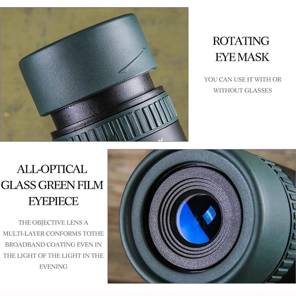 Monocular Compacto y Potente con súper Zoom, teleobjetivo para teléfono móvil, monóculo para Accesorios de Camping
