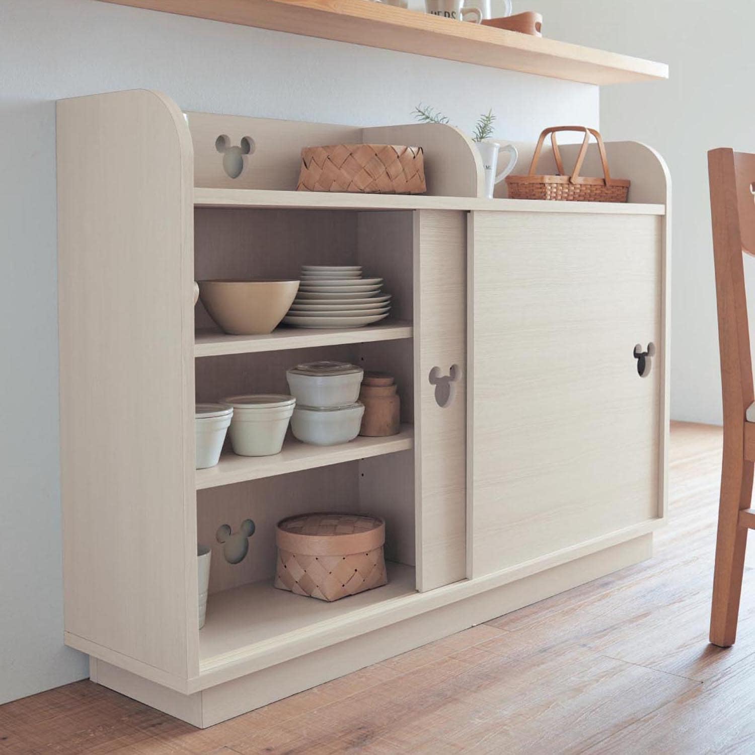 ベルメゾン 食器棚 キャビネット 下部の引き出しキャビネットのみ