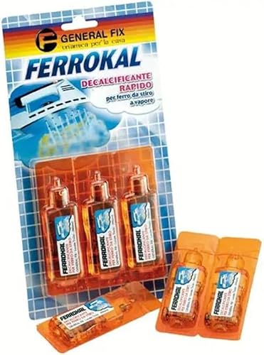 La zappa Entkalker für Bügeleisen, ideal für die Reinigung des Tanks, 3 x 20 ml