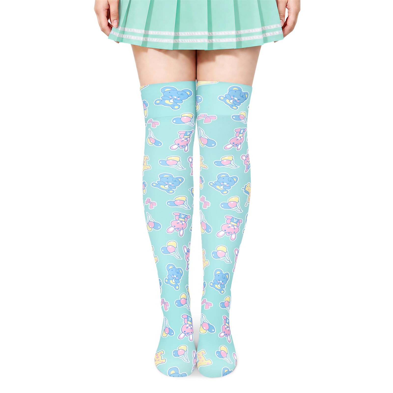 Littleforbig Thigh High Baby Parade Over The Knee Silk Stockings