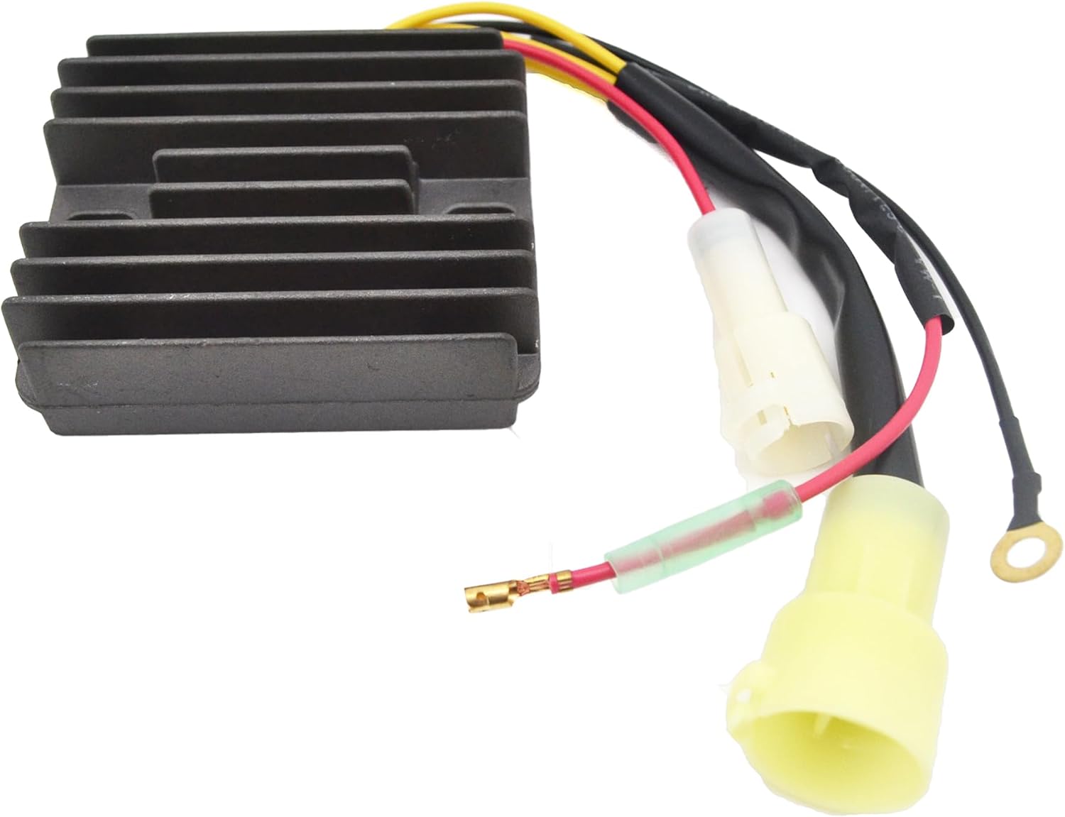 Voltage Regulator Rectifier 6R3-81960-10-00 6R3-81960-00-00 Compatible with Yamaha 115 TJR/TLR/TRR/TXR 130 ETL/TLR/TRR/TXR 150TJR/TLR/TXR 200 TJR/TLR/TXR 6R3-81960-00-00