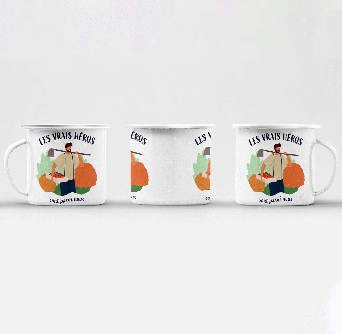 Tazza in metallo smaltato May the forest be with you Ecology