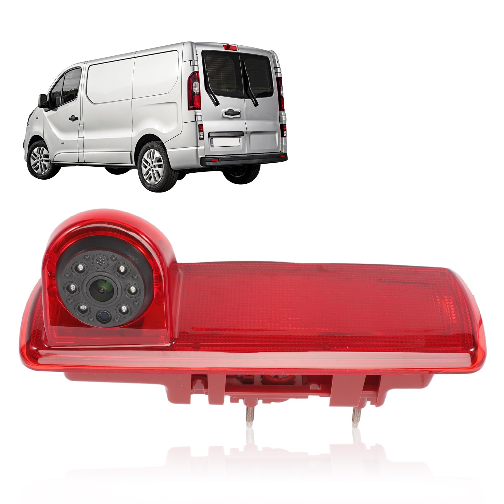 Cámara Trasera tráfico de luz de Freno para el Techo visión Nocturna Cámara tercero luz Parada cámara Prima Star Vauxhall Vivaro tráfico