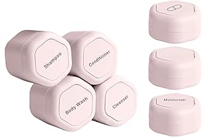 Cadence Magnetic Shampoo Travel Containers: The Perfect Travel Companion