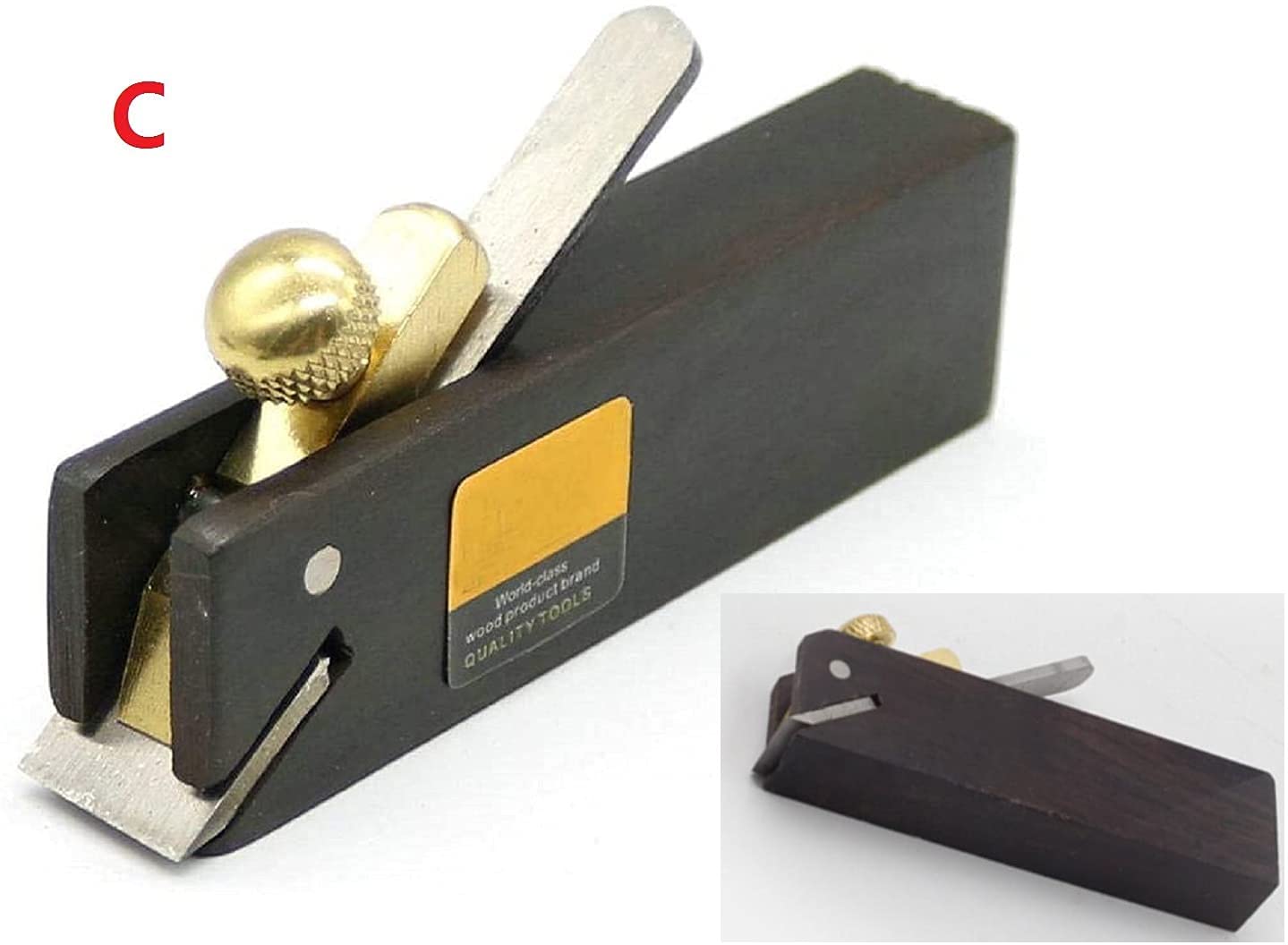 MASUNN Bricolaje Mini Planos De Mano Carpintería Carpintero Ébano Ebanistería Carpintería Herramientas-C