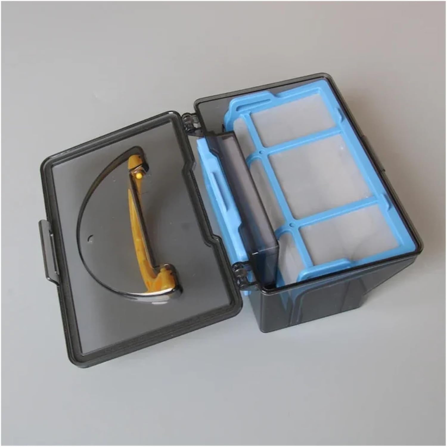 Dust Box + HEPA Filter Replacement Parts, Compatible For Medion MD16192 18500 18501 1850X 18600 19500 & ILIFE V3S Pro V2 V5 V5s Pro V50 Robot Vacuum Cleaners