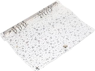 Ciieeo 3 Peças Gypsophila Fichário Planejador De Orçamento Fichário Planejador Fichário Capa Fichário Protetores De Anel De Viagem Álbum De Recortes Diário De Viagem Pastas Decorativas