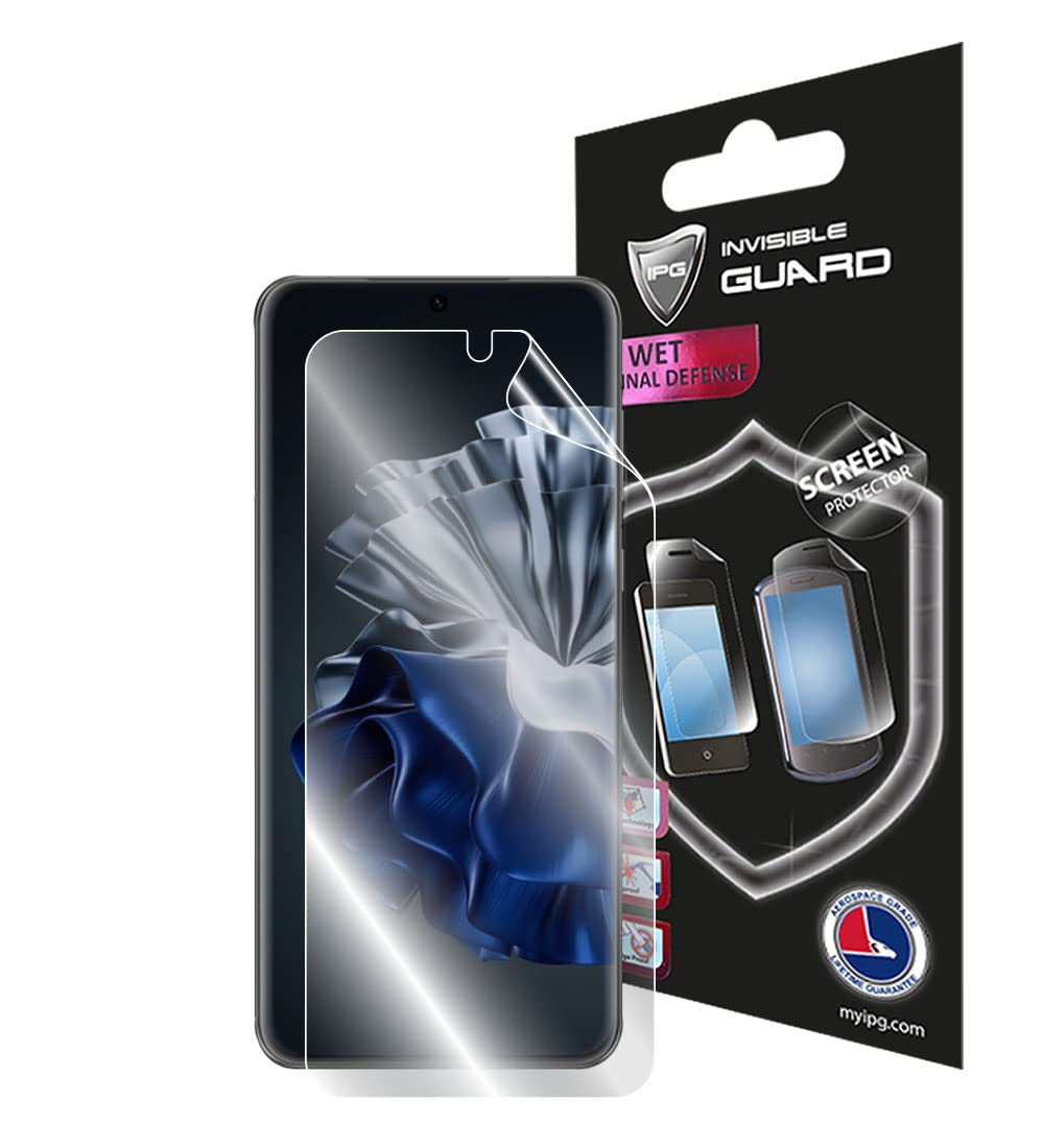IPG For HUAWEI P60 - P60 Pro SCREEN Protector Hydrogel Invisible Touch Screen Sensitive Ultra HD Clear Film Anti Scratch Skin Guard - Smooth/Self-Healing/Bubble -Free Screen
