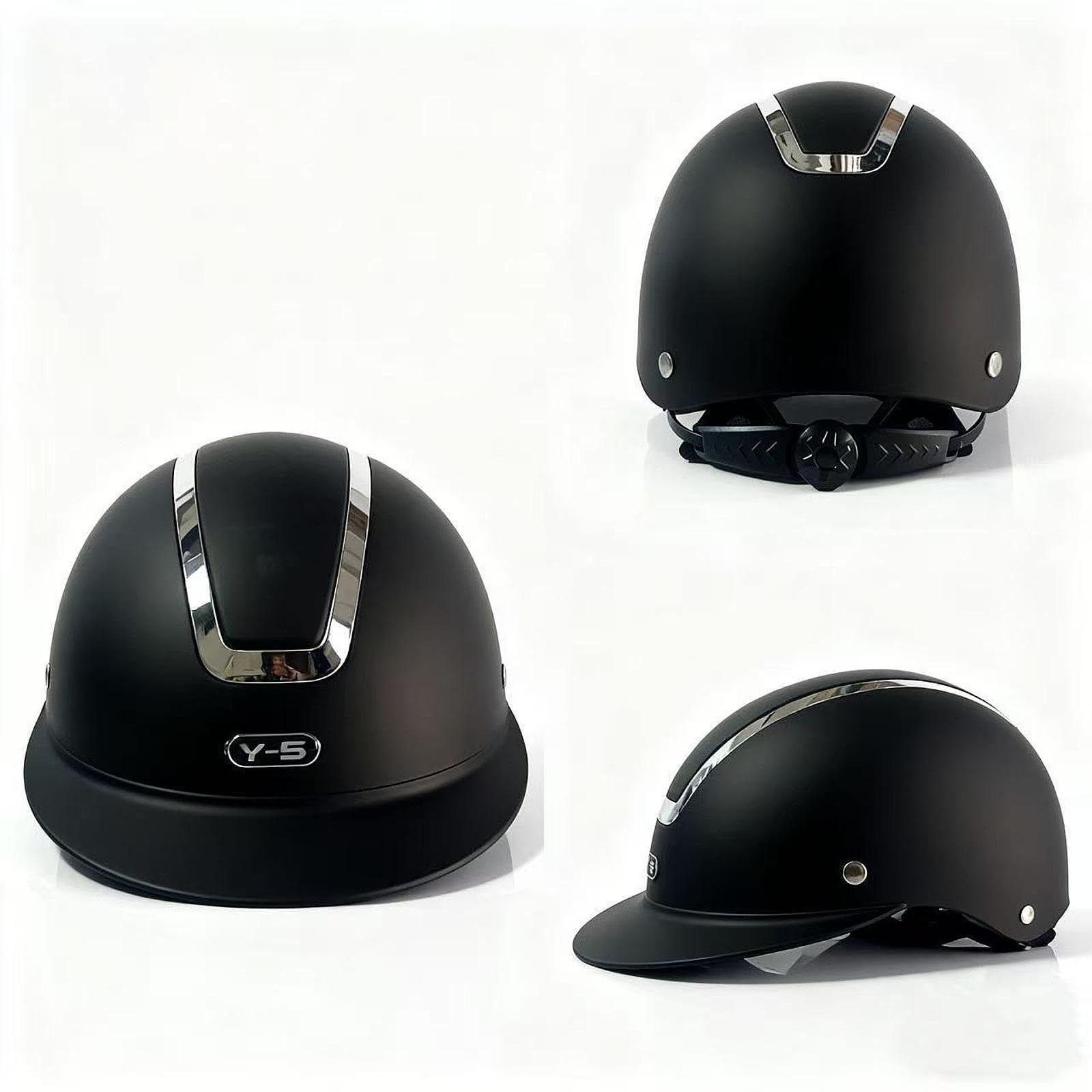 Casco de Equitación Ajustable Individualmente, Que Ofrece Protección para El Esqueleto, Transpirabilidad, Acolchado Y Sujeción; Apto para Ciclismo Y C