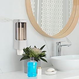 Brandon-super [100 Count - 4 oz] Small Paper Cups, Mouthwash Cups Bathroom Cups Mini Cups Small Disposable Cups