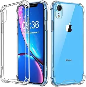 Capa Capinha Transparente Anti Impacto Para iPhone XR | Bordas Reforçadas Fechada Na Câmera Proteção Completa Contra Quedas E Riscos | Case Flexível Cristal Clear