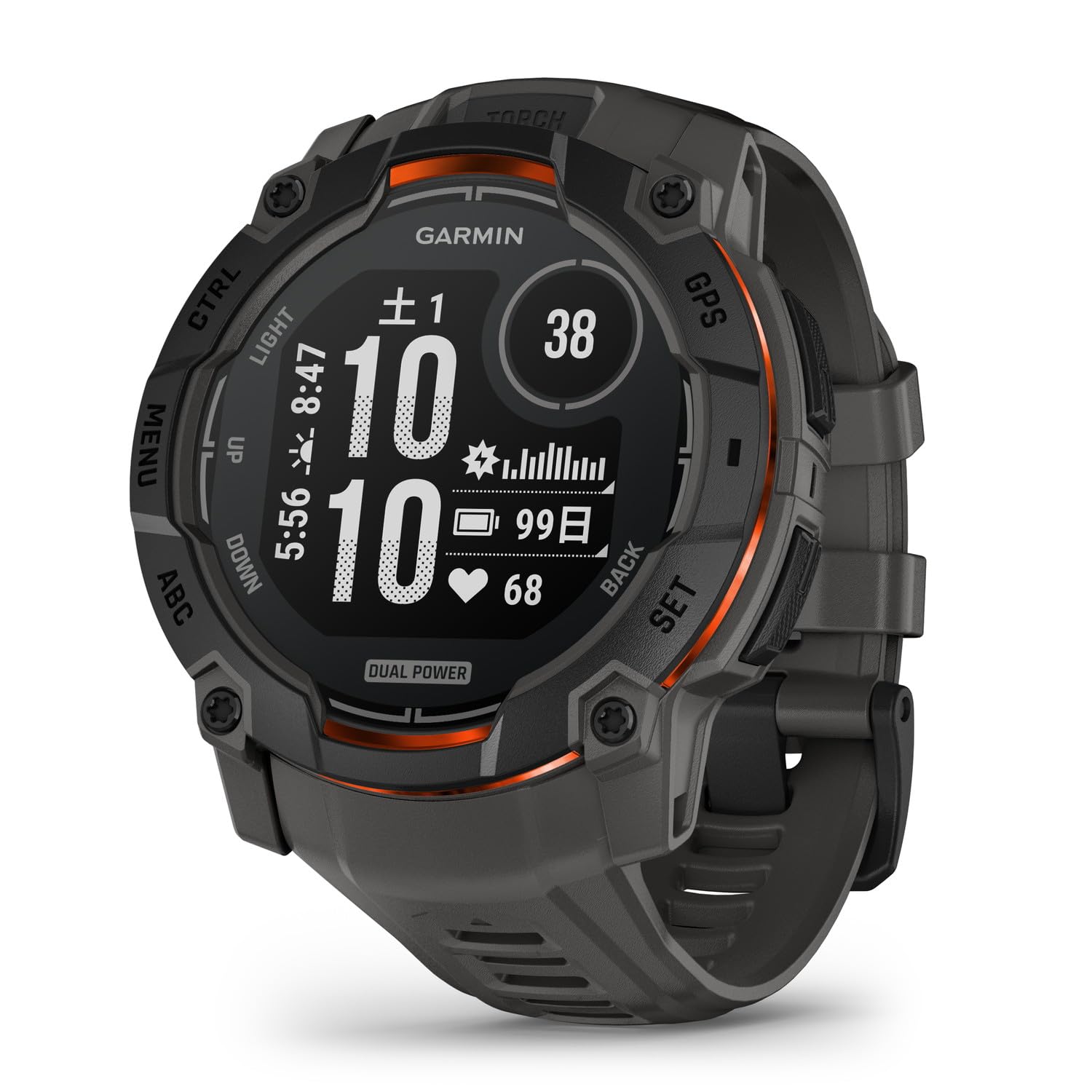ガーミン(GARMIN) Instinct 3 50mmサイズ Dual Pow…