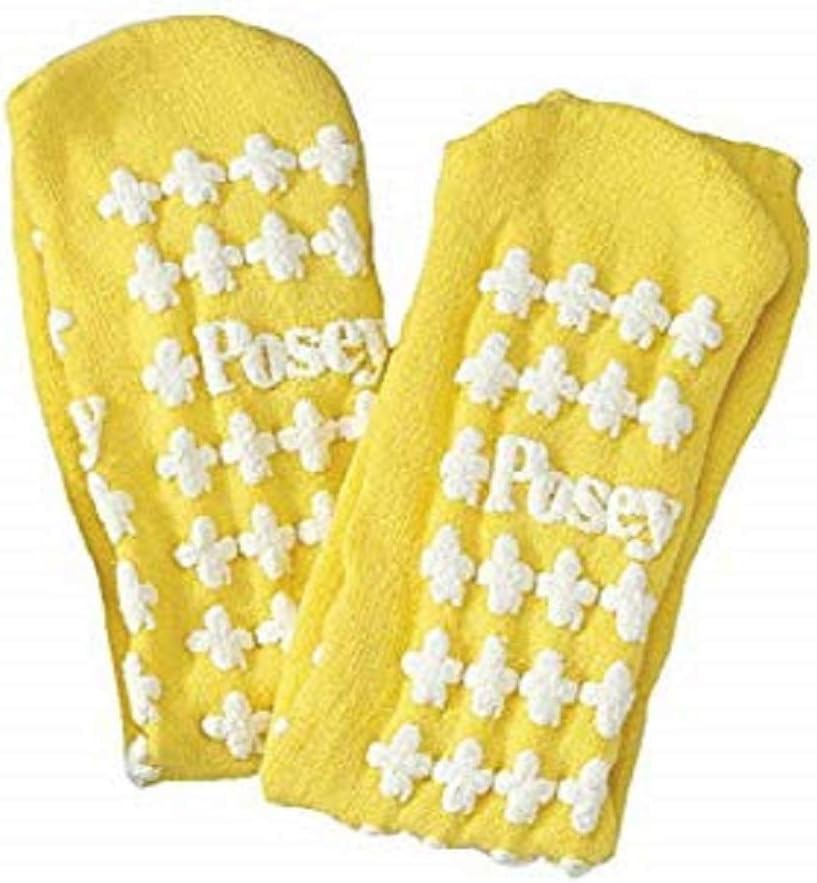Socks Non Skid Regular Yellow - 1 Pair - Model 6239y