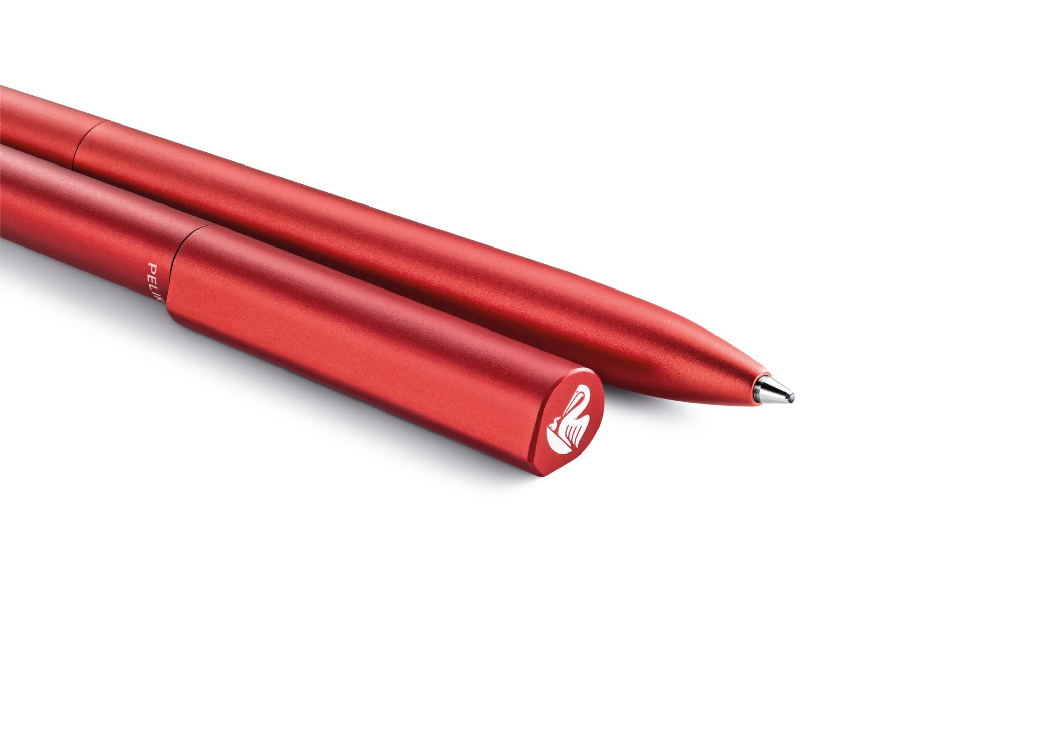 Pelikan Bolígrafo Ineo® Elements K6 con grabado de regalo, bolígrafos únicos con nombre, regalos personalizados para Navidad, bolígrafo personalizado (rojo fuego)