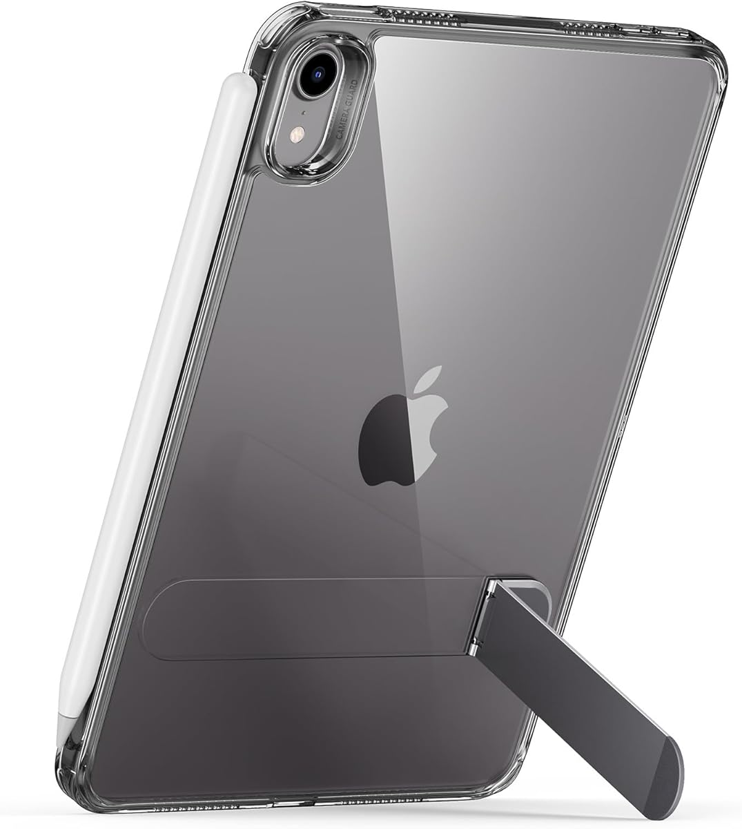 ESR for iPad mini 7 A17 Pro Case, iPad mini 7th/6th Generation Case with Stand(2024/2021), 3 Stand Modes, Slim and Light, Drop Safe, Supports Pencil Pro & Pencil (USB-C), Black Clear | with Stand, (2024/2021), 3 Stand Modes, Slim and Light, Drop Safe