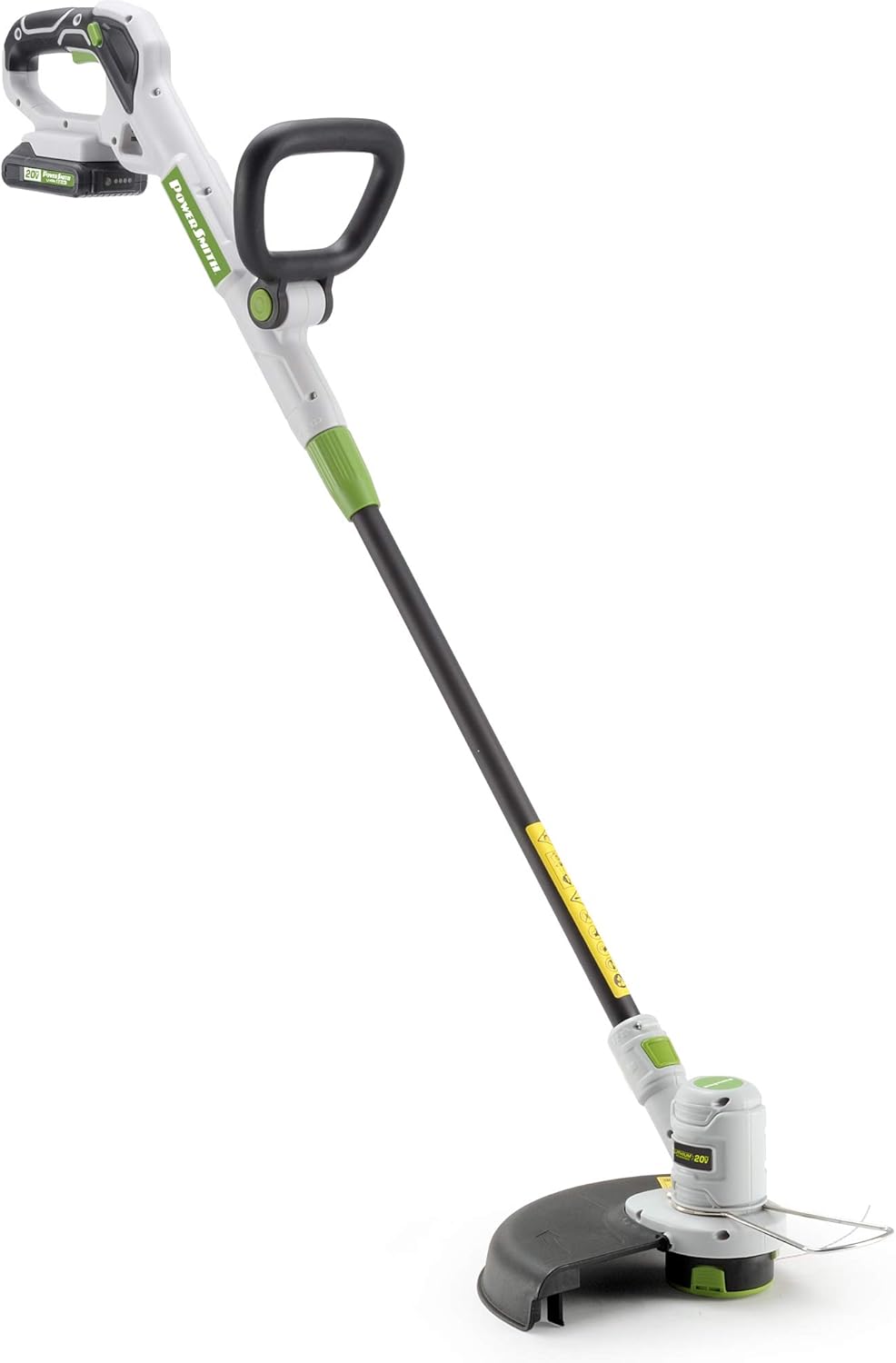 PowerSmith PGT120 20V Max Battery-Powered String Trimmer - 12" Cutting Diameter and 0.065" Single Line with Auto-Feed, Includes 20V Max 2.0Ah Battery and Charger