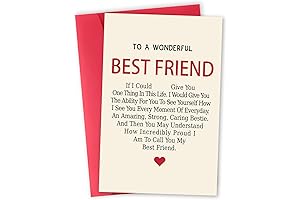 Incredible Best Friend Birthday Card for Sending Love and Appreciation