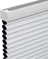 Vista 1 de Changshade Cordless Cellular Shades, Blackout Honeycomb Shades for Windows, Pull Down Pleated Blinds, Easy to Install for Indoor Windows and French