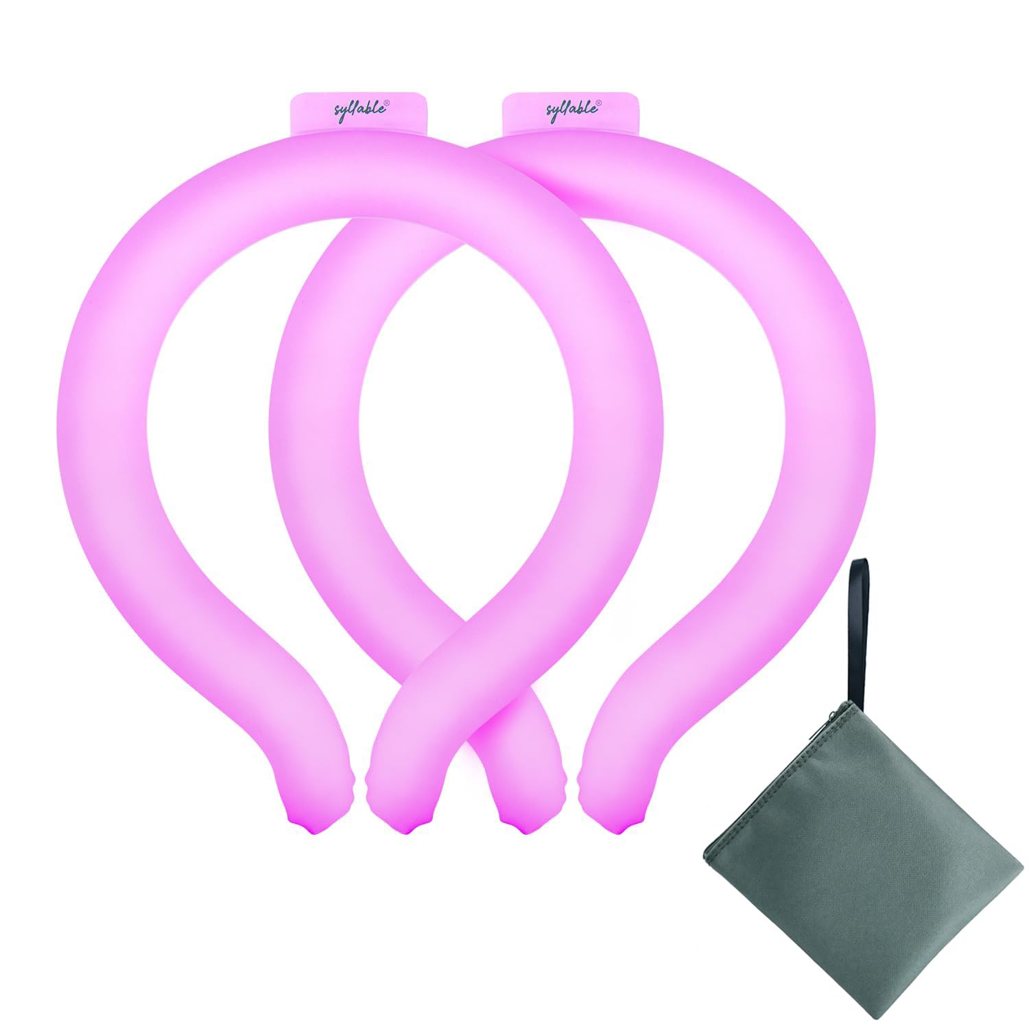 Photo 1 of 2PCS Neck CoolingTube with Insulated Bag, Reusable Neck Coolers Wearable Body Cooling Products for Hot Weather in Summer
