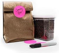 Vista 7 de ChromaLabel Etiqueta redonda de 3 pulgadas con código de color extraíble, alta visibilidad para inventario de almacén, 500 etiquetas por rollo, rosa