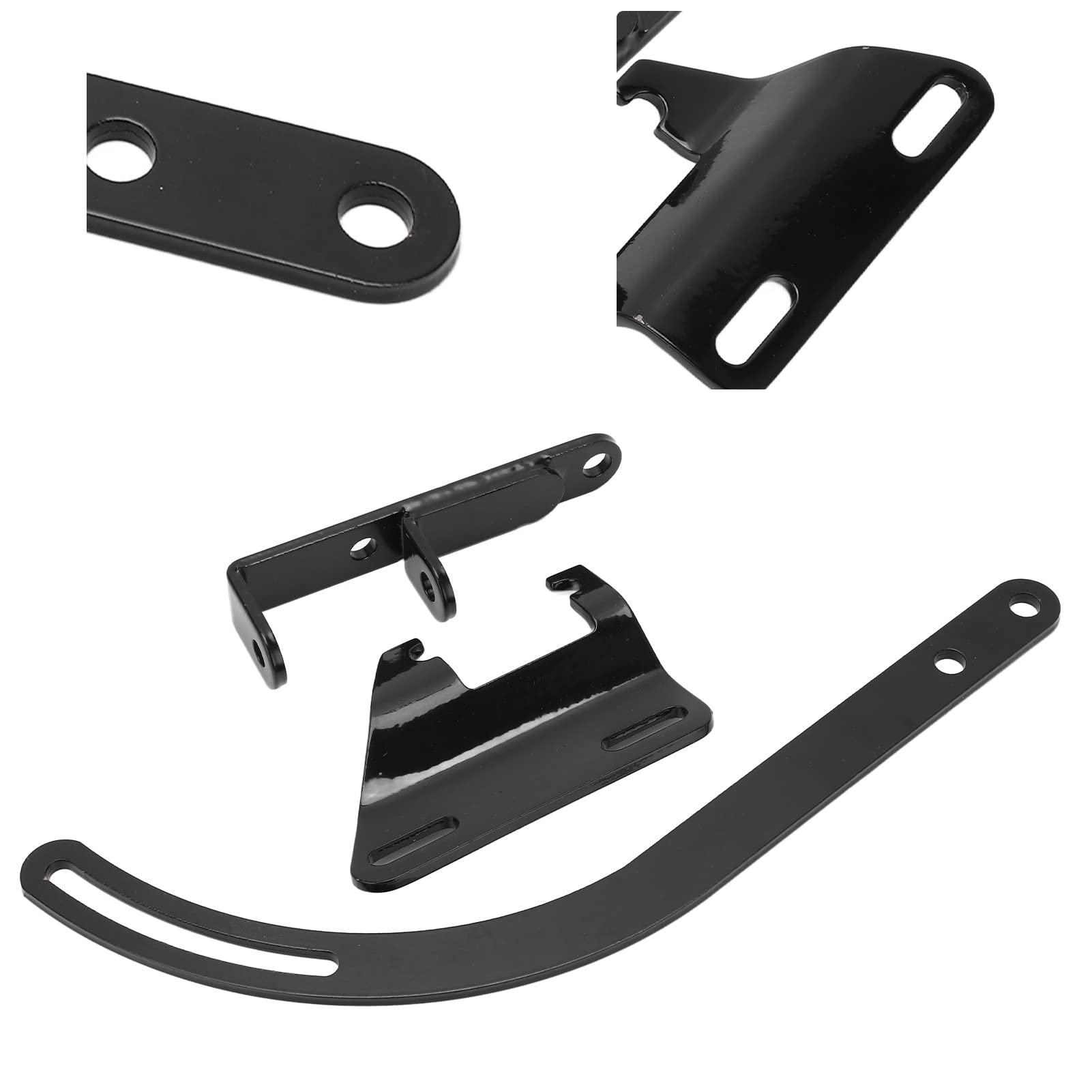 Kit Staffa Alternatore, Kit Staffa Alternatore Pompa Acqua Corta Lato Guida Compatibile con Motori Small Block 265 283 305 327 350 383 400