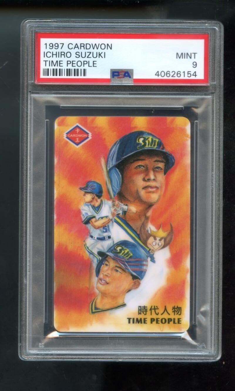 1997 Cardwon Time People Ichiro Suzuki ROOKIE RC MINT PSA 9 Graded Baseball Card