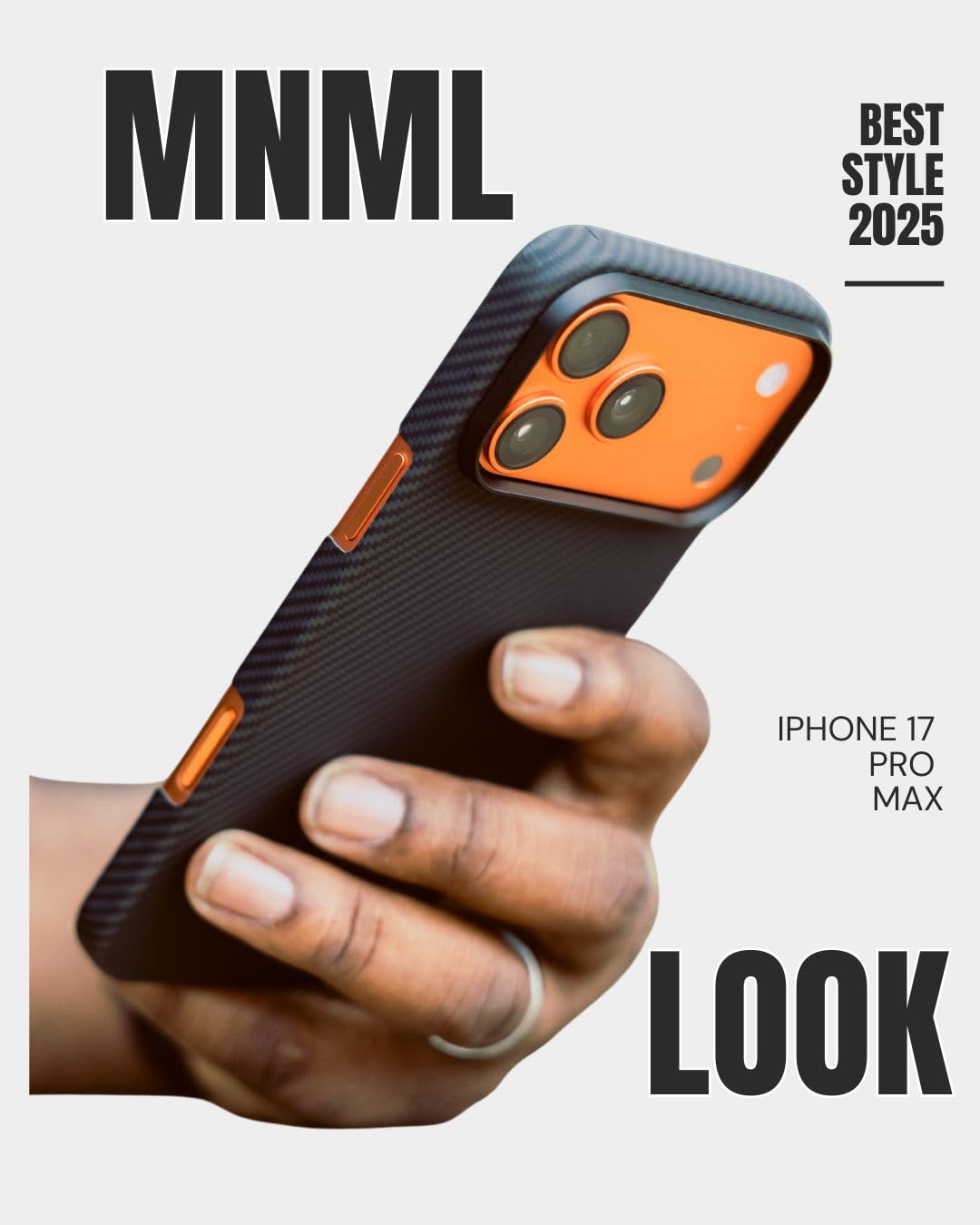 Thinborne Compatible with iPhone 17 Pro Max Case, [600D Aramid