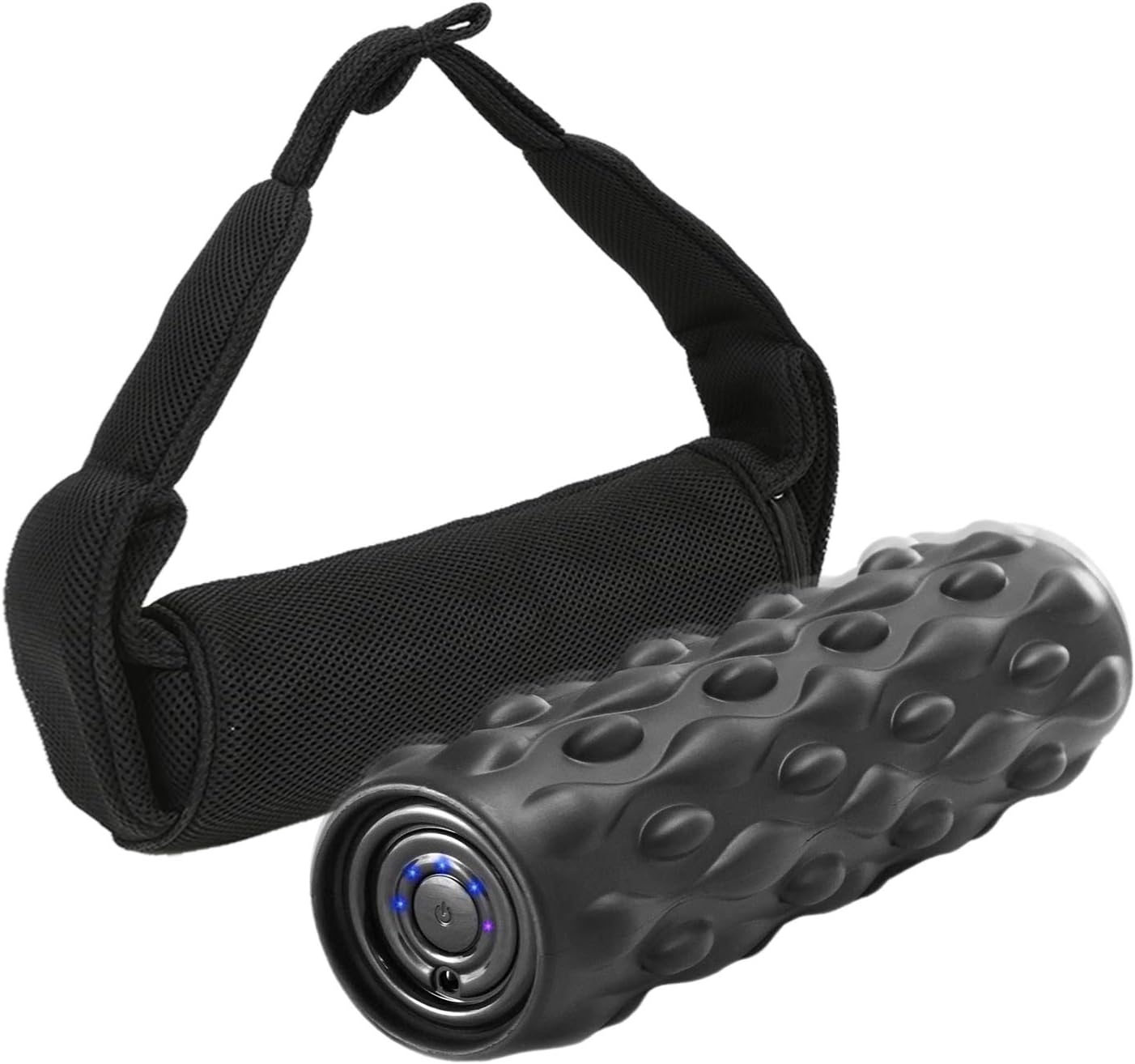 Vulken 13” Vibrating Foam Roller 4 Speed High Intensity Deep Tissue Fitness Massager for Muscle Recovery Trigger Point Therapy, Myofascial Release.