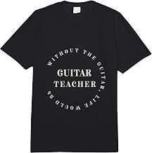 Without The Guitar Life Would B Flat, Funny Guitar Teacher Comfort Colors Adult Heavyweight T-Shirt