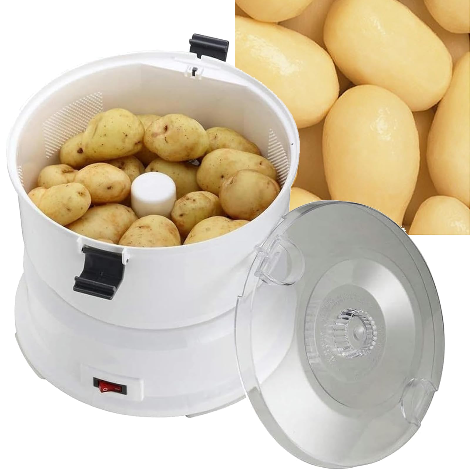 Éplucheur automatique de pommes de terre pour en finir avec la corvée de cuisine
