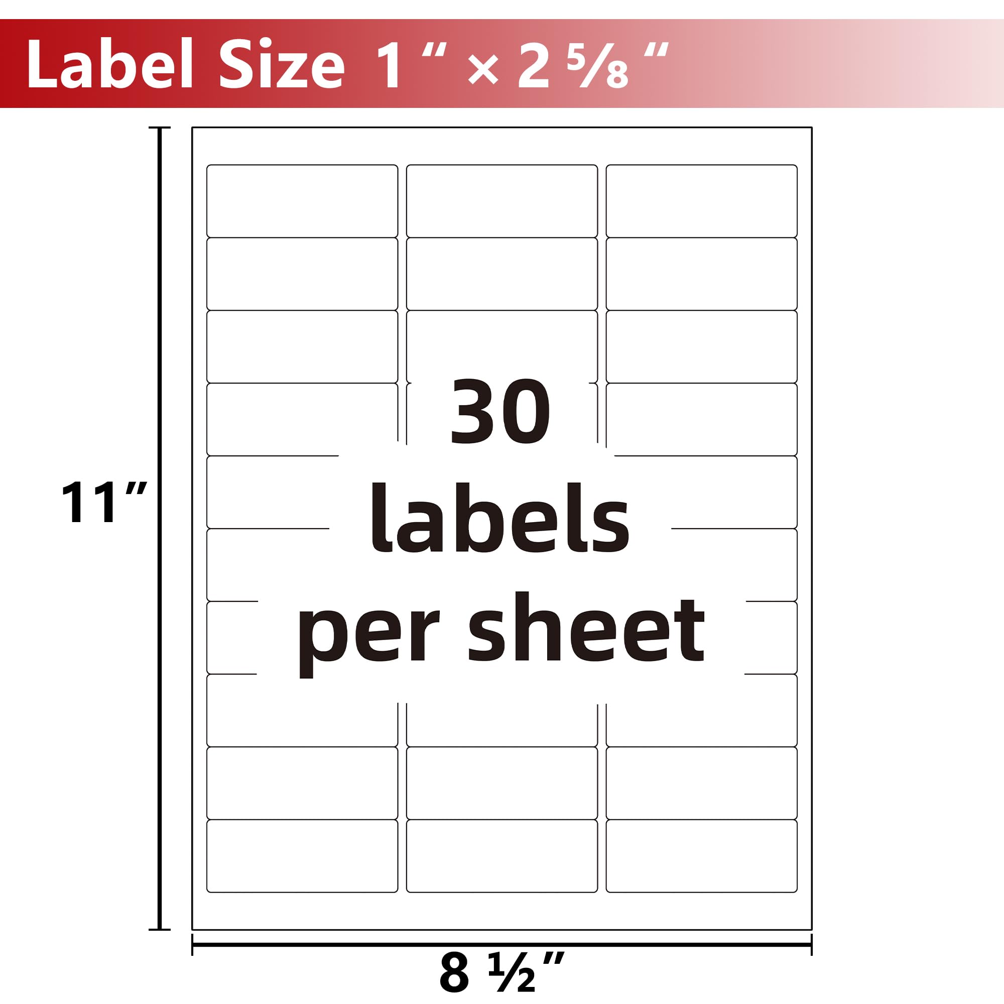 Snapklik.com : VZCPYTPM Printable Address Labels 1