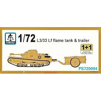 Amazon | S-MODEL 1/72 イタリア L3/33 火炎放射戦車＆トレーラ