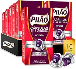 PACK PILÃO INTENSO LUNGO - 10 PACOTES DE 10 CÁPSULAS