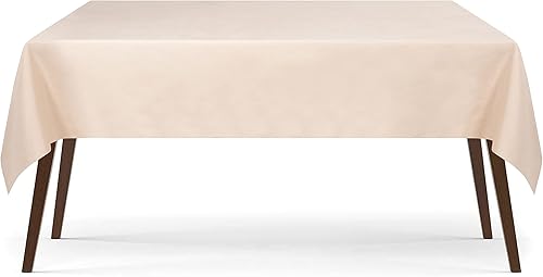 Miniatura 10 de Juego de 2 manteles rectangulares de 60 x 84 pulgadas lavables de tela de poliéster para uso diario decoración de bodas fiestas comedores y