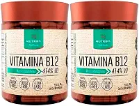 2x Vitamina B12 Nutrify 60 Cáps Metilcobalamina 414% Vd Sabor Sem Sabor
