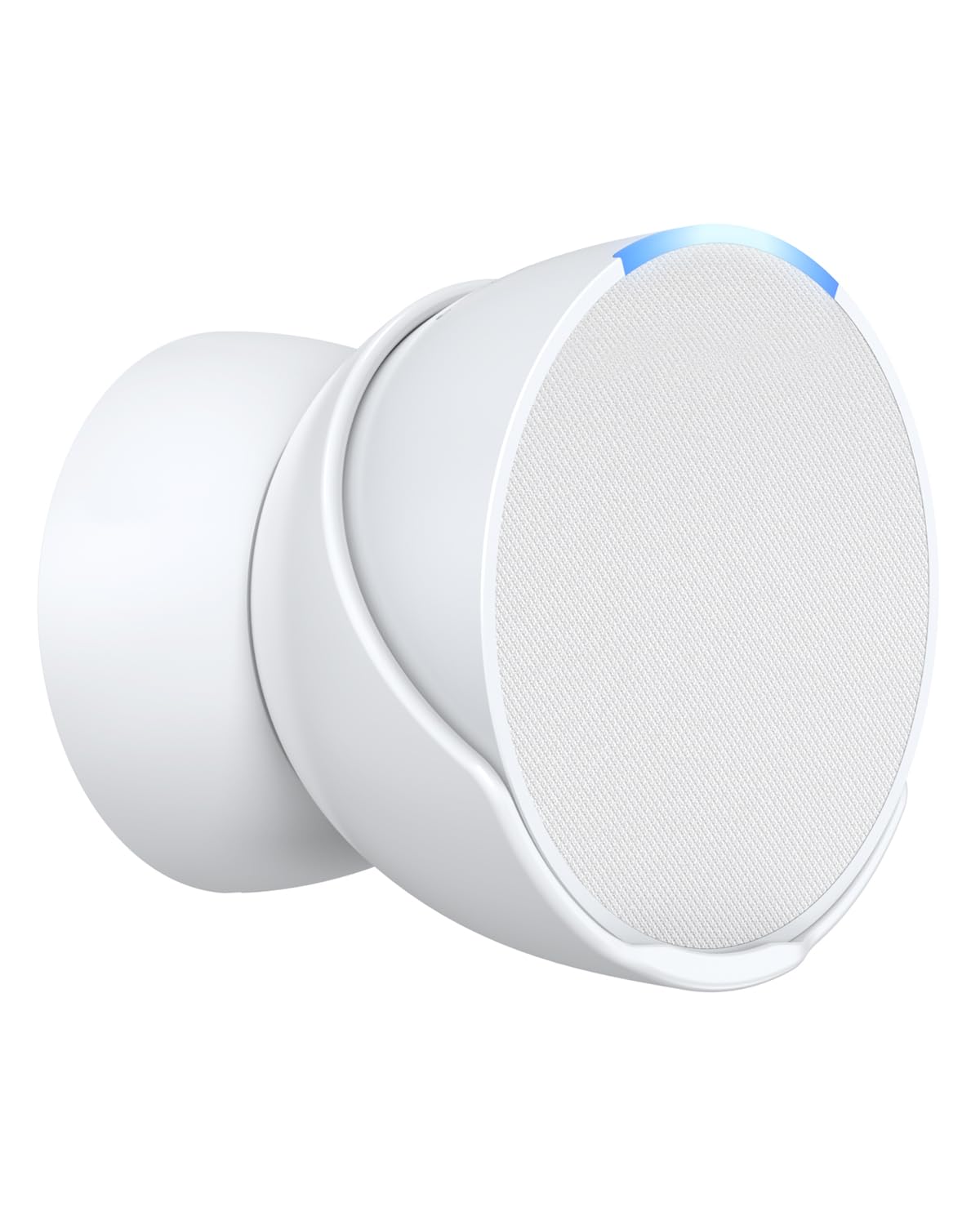 Wall Mount, Holder with Integrated Cable Management Space Saving Stand, Compatible with Echo Pop and Google Nest Speaker, White