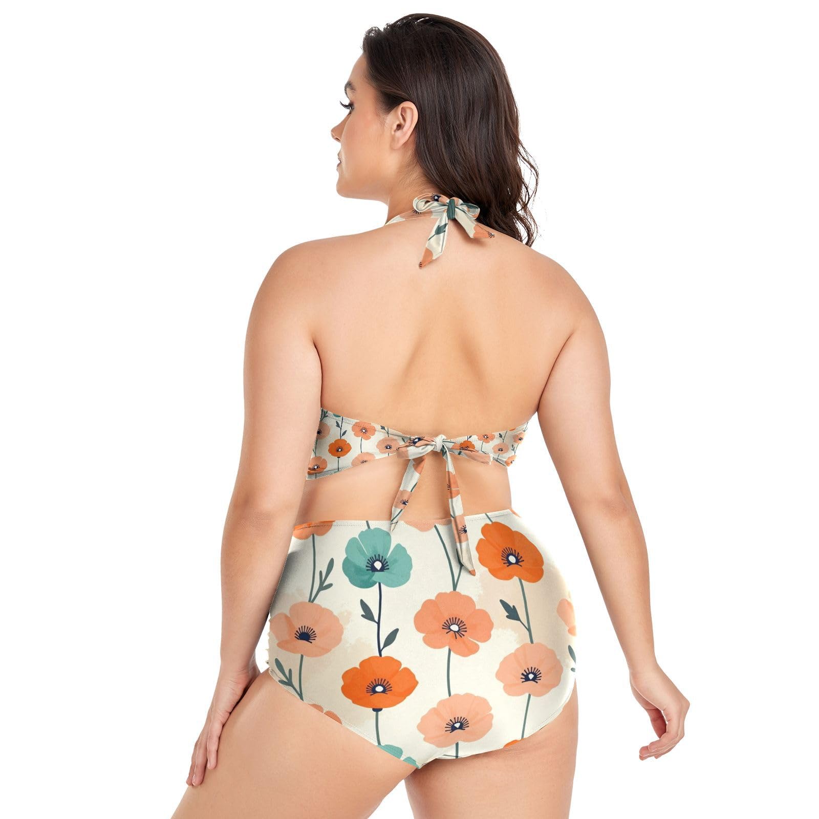 FRODOTGV Costumi da bagno donna taglie forti L-4XL
