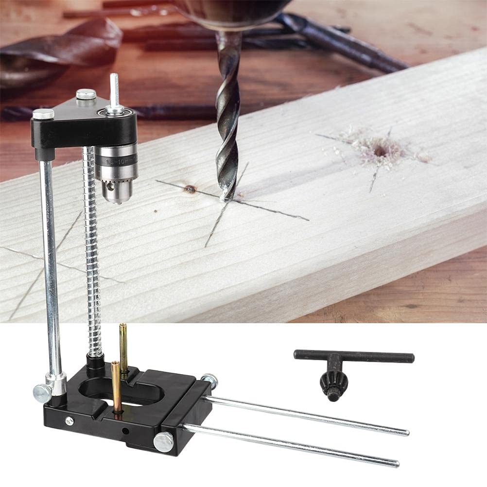 Woodworking Tools - Localizzatore di trapano a legno, guida di perforazione di localizzatore di punzone regolabile, strumento di posizionamento di precisione, ideale come per i
