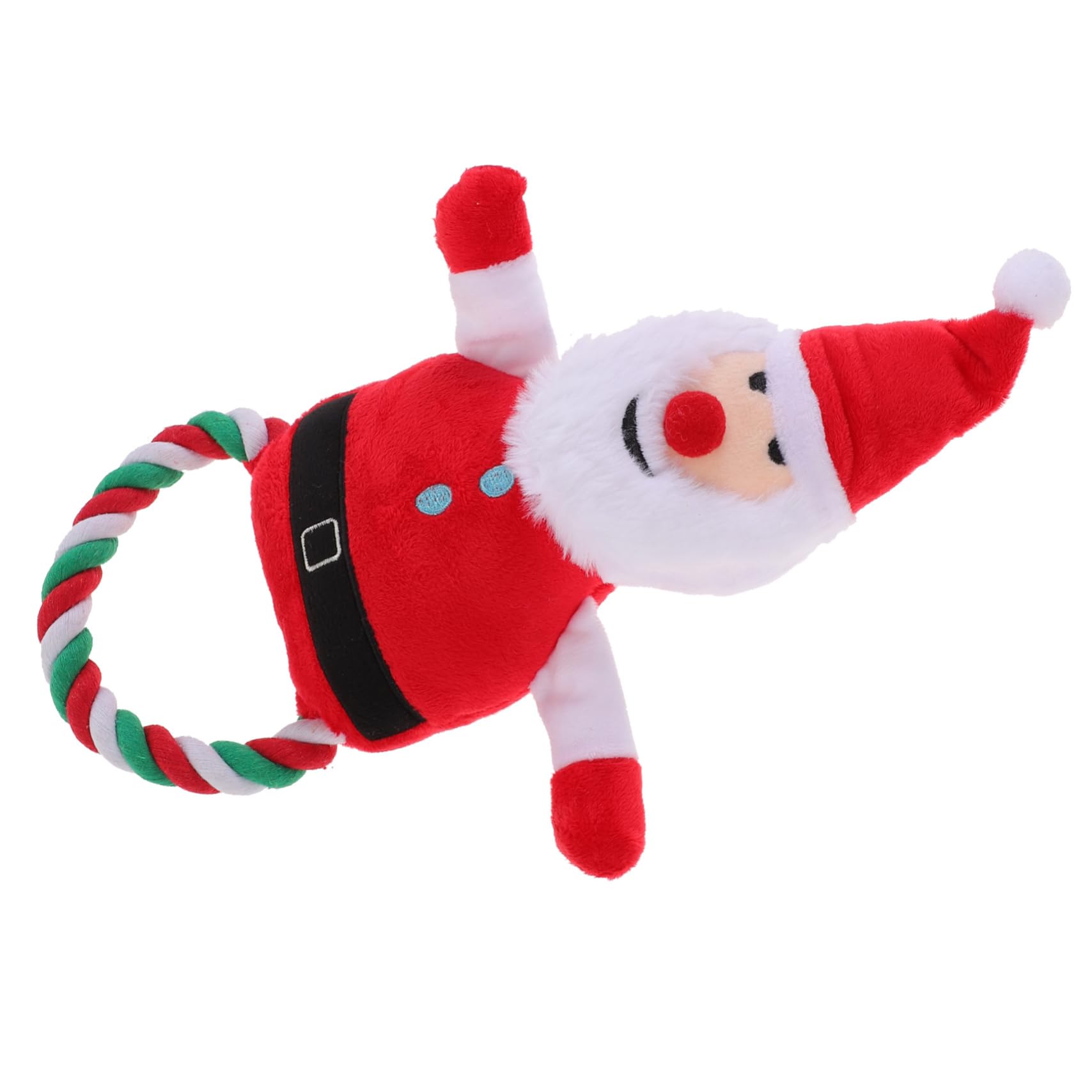 Sosoport 4pièces Jouet à Mâcher Forme De Père pour Chien Jouet Peluche Couineur pour pour Entraînement des Animaux De Compagnie