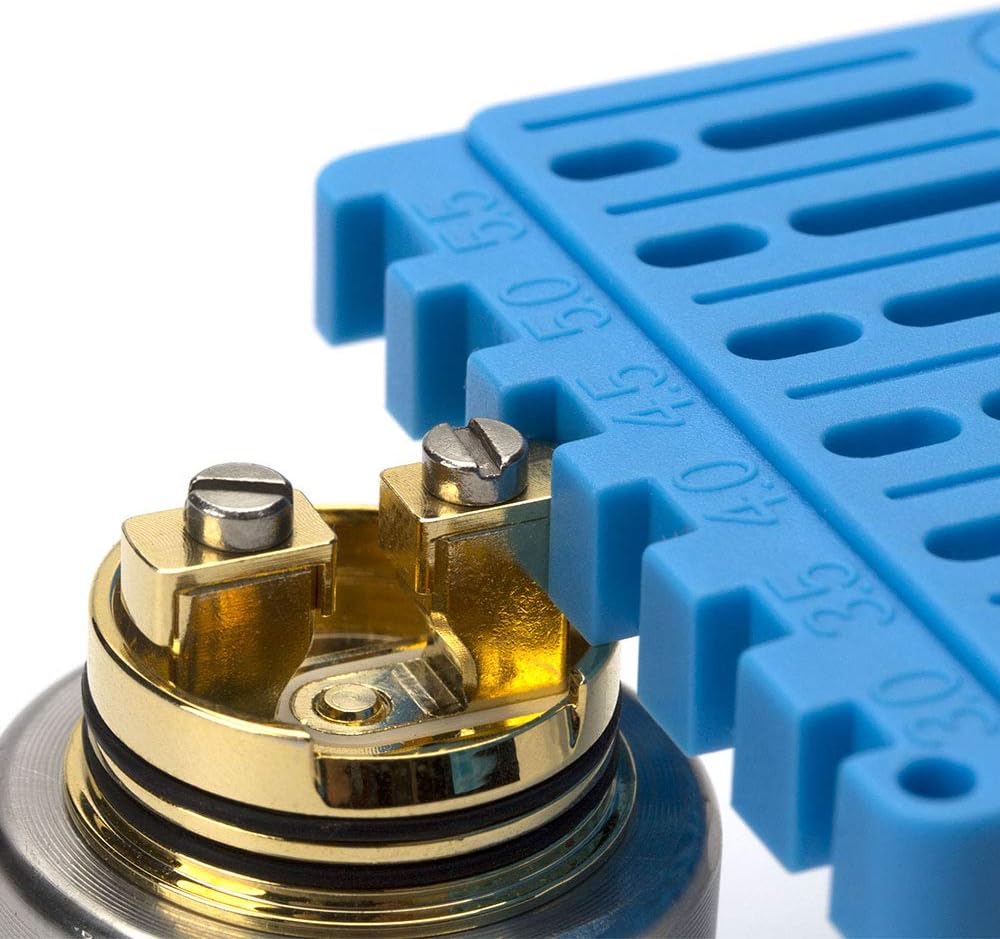 BMTD Coil Trimming Cutting Tool for Prebuilt Wire Coil Ruler Trimmer Building（Blue）