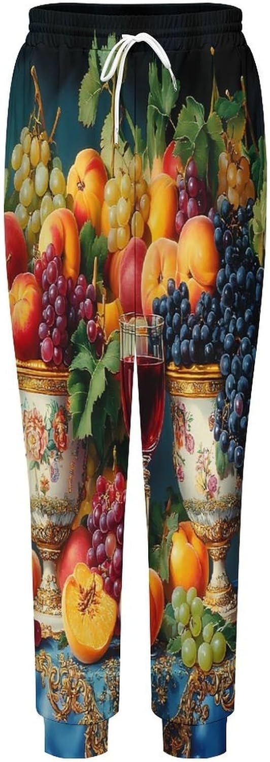 Kitchen Fresh Fruits Men's Pants Athletic Workout Sweatpants Jogger Casual Pant for Sports Home