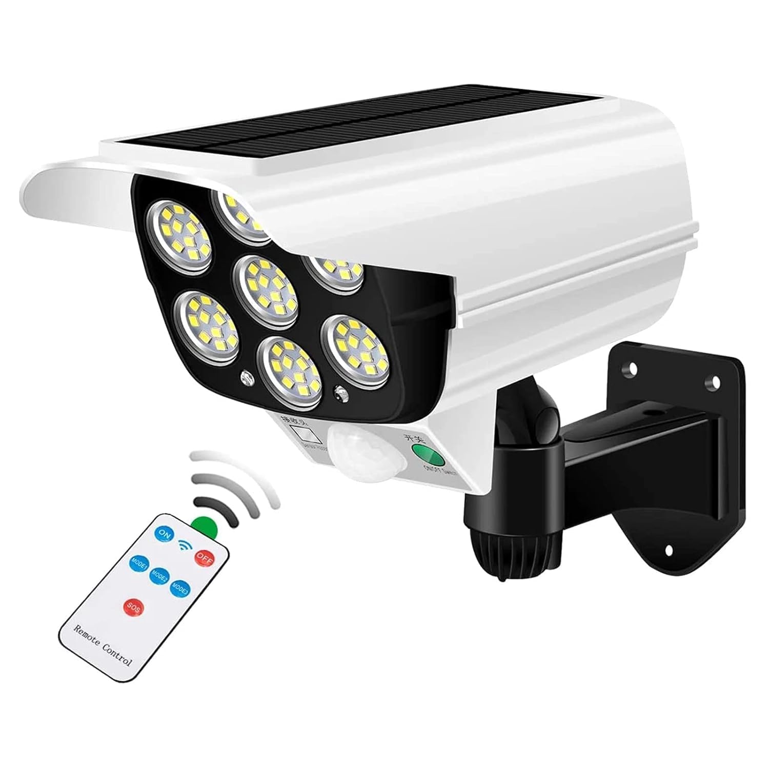 AAOVEFOX Solar Light Outdoor Motion Sensor Wall Led Light Garden Solar Light Wall Light with Remote Control Light, Outdoor Camera Type Light-image-47
