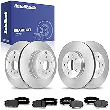 AutoShack Front & Rear Brake Rotors Premium Ceramic Brake Pads | Replacement For 2010-2017 Chevrolet Equinox 2010-2017 GMC Terrain 2.4L 3.0L 3.6L V6 AWD FWD | 12-PC Brake Kit