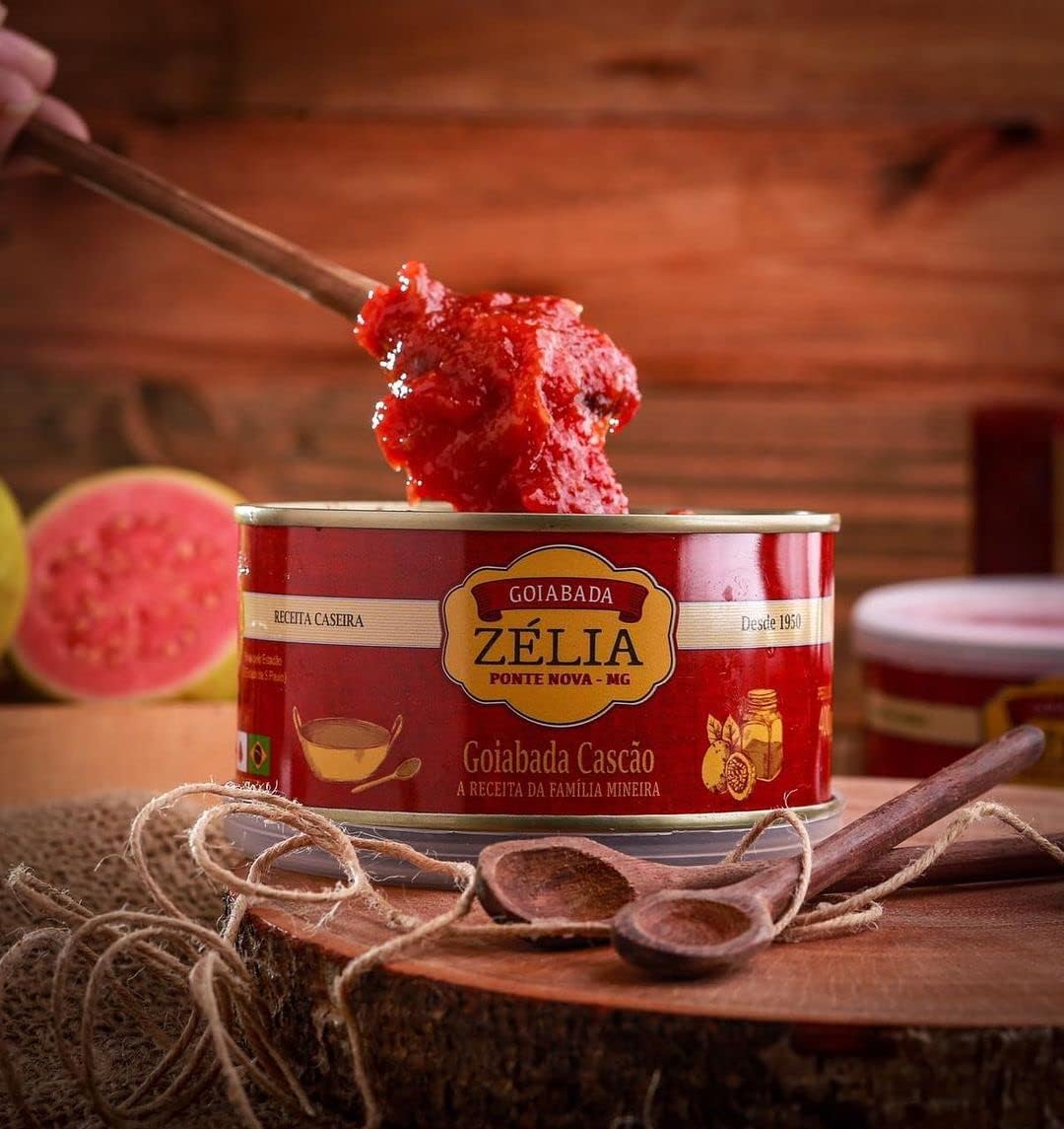 Goiabada Cascão Zélia Lata 400G, Doces Zélia (Embalagem pode variar)