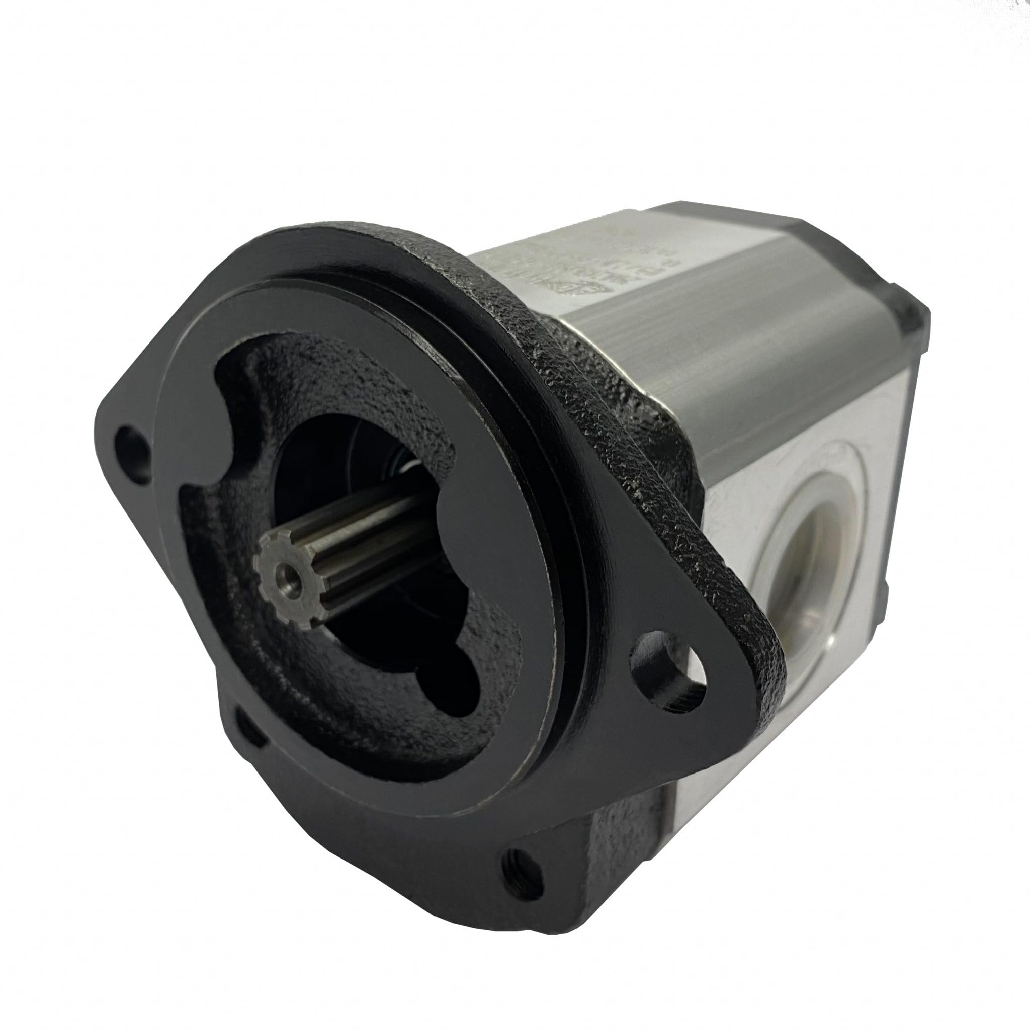 Aftermarket Hydraulic Gear Pump For Bobcat 0.976 CID, 9 Teeth Spline Shaft, CCW Rotation