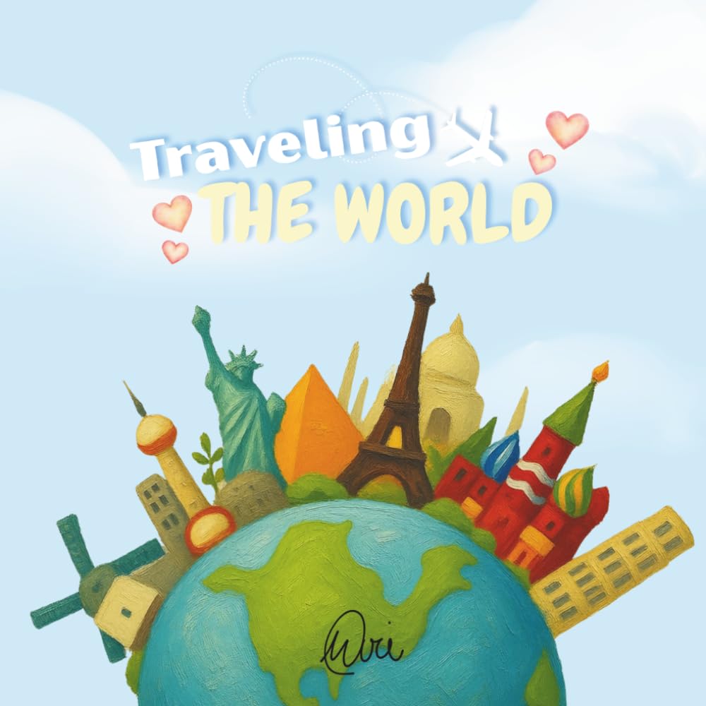 Traveling The World: Detailed Coloring Book